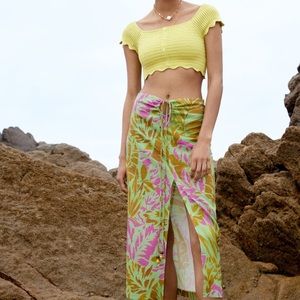 ZARA CROCHET KNIT TOP